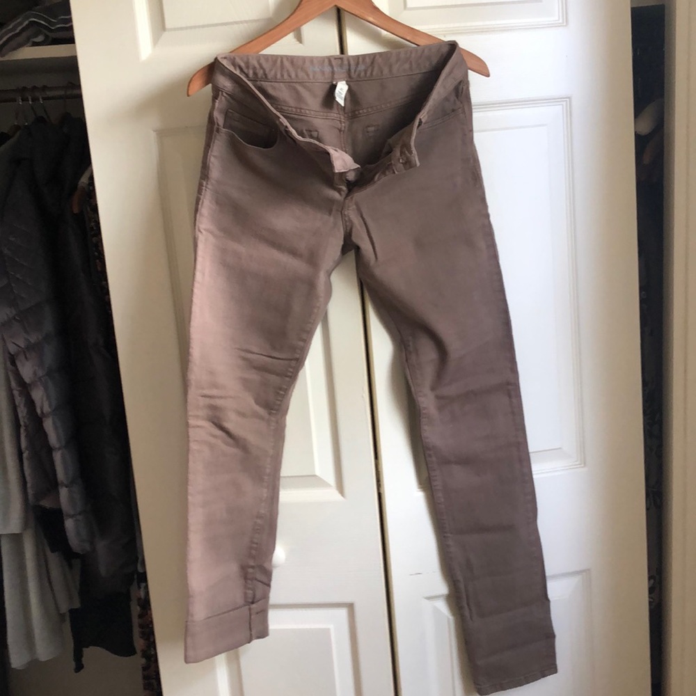 Banana Republic Taupe Skinny Jeans 27